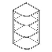 ClicBox Curved Wall Unit: 720mm (H) x 300mm (W) - Flatpacked