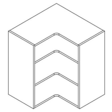 Click Here To Enlarge This Photo Of Flatpack Kitchen Cabinet Extra Tall L Corner 650mm Wall Unit