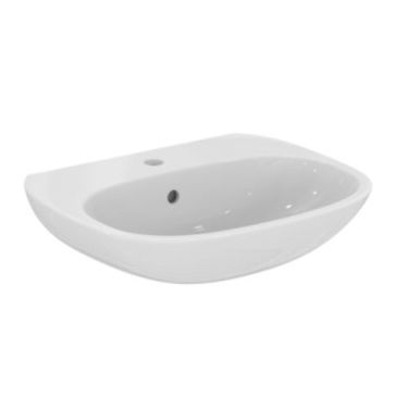 Click Here To Enlarge This Photo Of Ideal Standard Tesi 55 cm Pedestal Basin 1 Tap Hole T028001