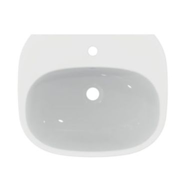 Click Here To Enlarge This Photo Of Ideal Standard Tesi 55 cm Pedestal Basin 1 Tap Hole T028001