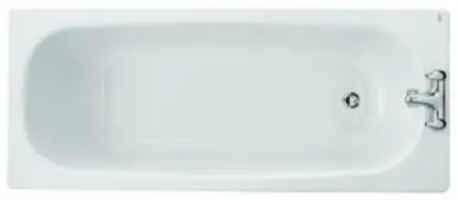 Click Here To Enlarge This Photo Of Twyford Celtic Steel 1700 Plain Bath (NO antislip) with Leg Set BL1522WH