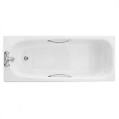 Twyford Shallow Bath White 1524 mm Antislip SB1372WH