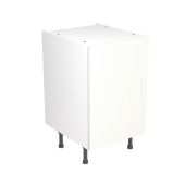 Kitchen Kit Flatpack Slab Super Gloss White 500 Base Unit - FKKF0003