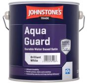 Johnstone’s Trade Aqua Guard Satin Brilliant White 2.5L - 435197
