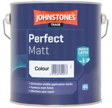 Click Here To Enlarge This Photo Of Johnstone’s Trade Perfect Matt Advise of Required Colour 2.5L