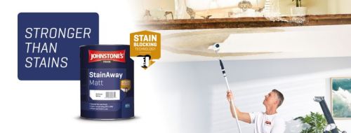 Click Here To Enlarge This Photo Of Johnstone’s Trade StainAway Matt Brilliant White 2.5L