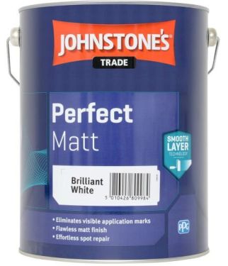 Click Here To Enlarge This Photo Of Johnstone’s Trade Perfect Matt Brilliant White 5L
