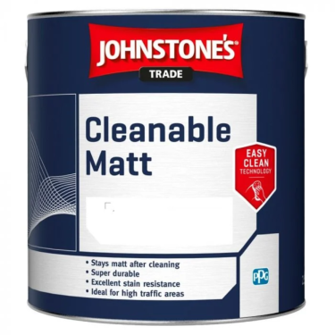 Click Here To Enlarge This Photo Of Johnstone’s Trade Cleanable Matt Brilliant White 2.5L 386537
