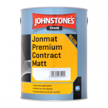 Click Here To Enlarge This Photo Of Johnstone’s Trade Jonmat Premium Contract Matt Magnolia 5L