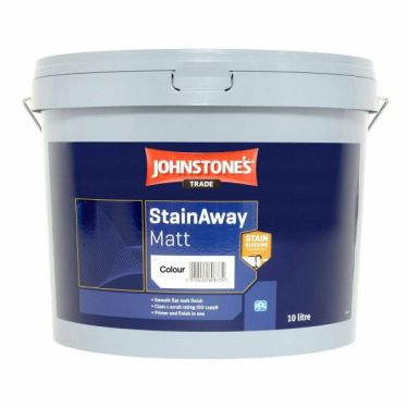 Click Here To Enlarge This Photo Of Johnstone’s Trade StainAway Matt Advise of Required Colour 10L