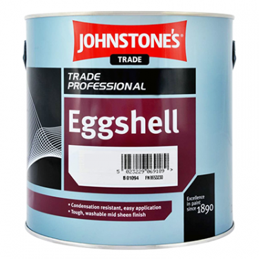 Click Here To Enlarge This Photo Of Johnstone’s Trade Eggshell (Oil Based) Brilliant White 2.5L