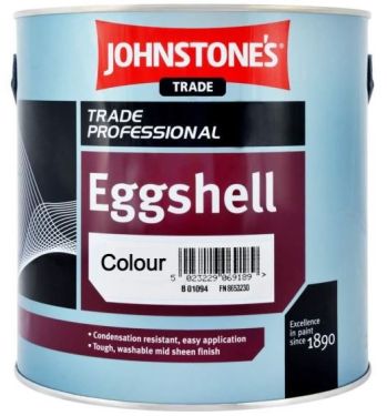 Click Here To Enlarge This Photo Of Johnstone’s Trade Eggshell (Oil-Based) Advise of Required Colour 2.5L