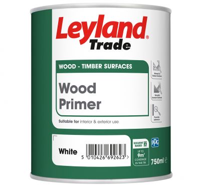 Click Here To Enlarge This Photo Of Leyland Trade Wood Primer White 2.5L