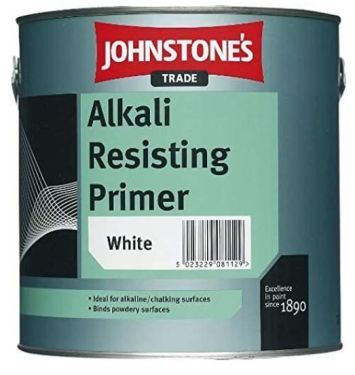 Click Here To Enlarge This Photo Of Johnstone’s Trade Alkali Resisting Primer  White 2.5L