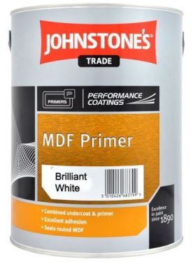 Click Here To Enlarge This Photo Of Johnstone’s Trade MDF Primer Brilliant White 5L