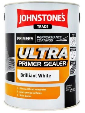 Click Here To Enlarge This Photo Of Johnstone’s Trade Ultra Primer Sealer Brilliant White 5L