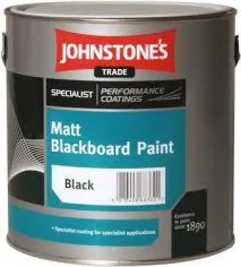 Click Here To Enlarge This Photo Of Johnstone’s Trade Quick Dry Matt Blackboard Paint 2.5L