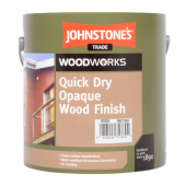 Johnstone’s Trade Woodworks Quick Dry Opaque Wood Finish (Satin) 2.5L