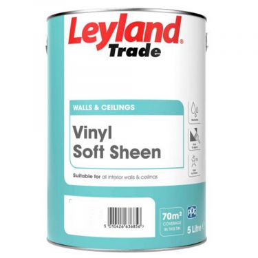 Click Here To Enlarge This Photo Of Leyland Trade Vinyl Soft Sheen Brilliant White 5L