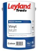 Leyland Trade Vinyl Matt Emulsion Paint Brilliant White 5L