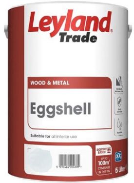 Click Here To Enlarge This Photo Of Leyland Trade Solvent  (Oil based) Eggshell 5L - Advise of Required Colour