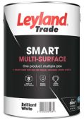 Leyland Trade Smart Multi Surface Paint Brilliant White 5L