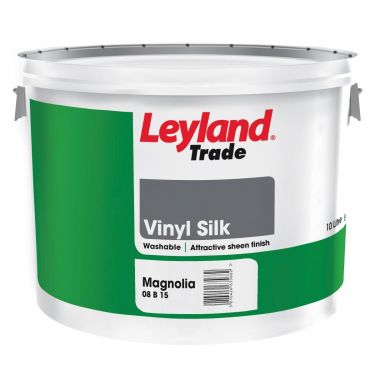 Click Here To Enlarge This Photo Of Leyland Trade Vinyl Silk Ready Mixed Magnolia 10L