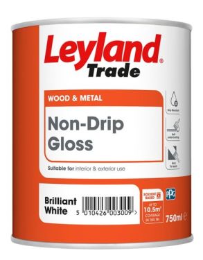 Click Here To Enlarge This Photo Of Leyland Trade Non Drip Gloss Brilliant White 2.5L