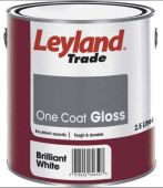 Leyland Trade One Coat Gloss Brilliant White 2.5L