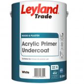 Leyland Trade Acrylic Primer Undercoat - 5L, White - Interior & Exterior Timber - Quick Dry, Low Odour