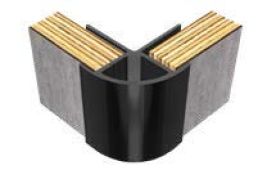 Typ B E x t Corner  2450Mm Black