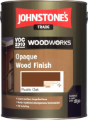 Johnstone's Trade Opaque Wood Finish (Solvent / Oil Based) in Rustic Oak 5 Litre