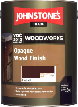 Click Here To Enlarge This Photo Of Johnstone's Trade Opaque Wood Finish (Solvent / Oil Based) in Russet 5 Litre