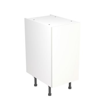 Click Here To Enlarge This Photo Of Kitchen Kit Flatpack Slab Ultra Matt White 400 Base Unit - FKKF0502