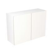 Kitchen Kit Flatpack Slab Ultra Matt White 1000 Wall Unit - FKKF0515