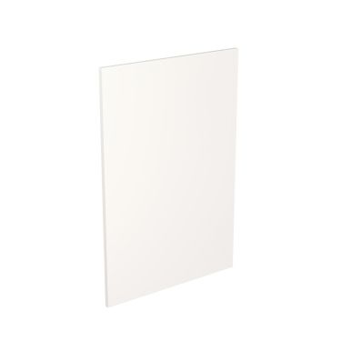Click Here To Enlarge This Photo Of Kitchen Kit Flatpack Slab Ultra Matt White 600 Panel Base End - FKKF0528