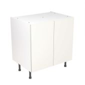 Kitchen Kit Flatpack Slab Ultra Matt White 800 Base Unit - FKKF0536