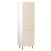 Kitchen Kit Flatpack Slab Ultra Matt Cashmere 600 Tall Unit Fridge&Freezer 70/30 - FKKF0622