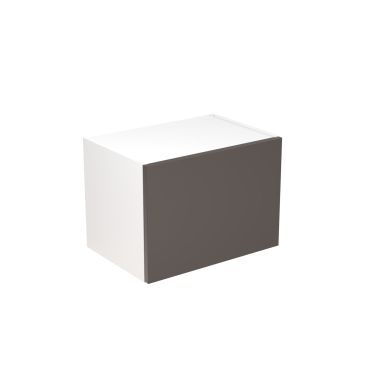 Click Here To Enlarge This Photo Of Kitchen Kit Flatpack Slab Ultra Matt Graphite 500 Wall Unit Bridge - FKKF0918