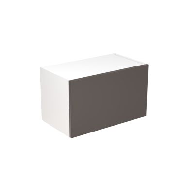Click Here To Enlarge This Photo Of Kitchen Kit Flatpack Slab Ultra Matt Graphite 600 Wall Unit Bridge - FKKF0919