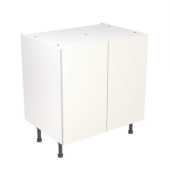 Kitchen Kit Value Slab Matt White 800 Base Unit - FKKM1036