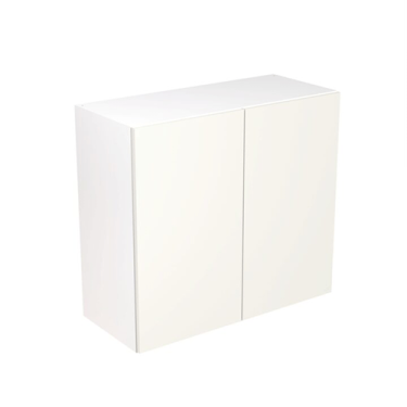 Click Here To Enlarge This Photo Of Kitchen Kit Value Slab Matt White 800 Wall Unit - FKKM1038