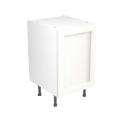 Kitchen Kit Flatpack Shaker Ultra Matt White 500 Base Unit - FKKH0503