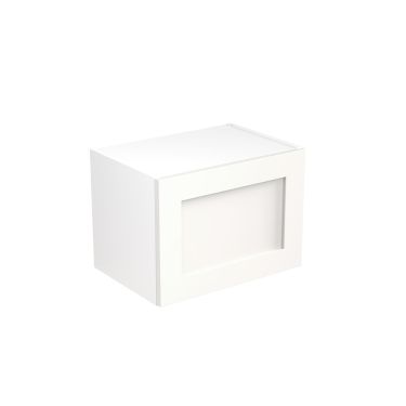 Click Here To Enlarge This Photo Of Kitchen Kit Flatpack Shaker Ultra Matt White 500 Wall Unit Bridge - FKKH0518
