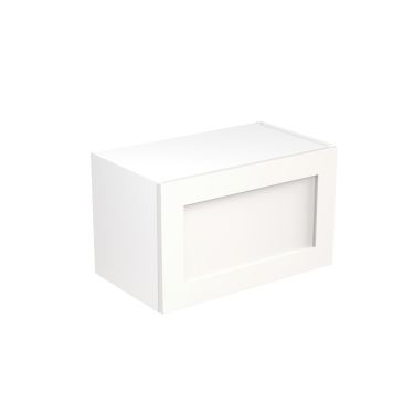 Click Here To Enlarge This Photo Of Kitchen Kit Flatpack Shaker Ultra Matt White 600 Wall Unit Bridge - FKKH0519