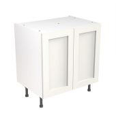 Kitchen Kit Flatpack Shaker Ultra Matt White 800 Base Unit - FKKH0536