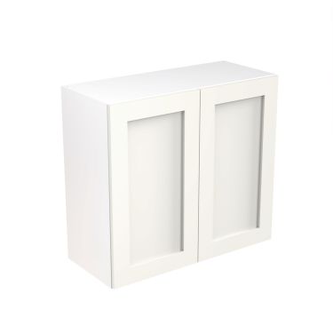 Click Here To Enlarge This Photo Of Kitchen Kit Flatpack Shaker Ultra Matt White 800 Wall Unit - FKKH0538