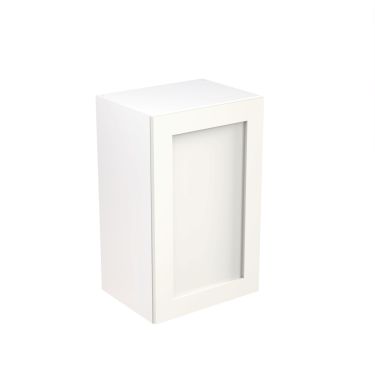 Click Here To Enlarge This Photo Of Kitchen Kit Flatpack Shaker Ultra Matt White 450 Wall Unit - FKKH0540