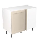 Kitchen Kit Flatpack Shaker Ultra Matt Cashmere 1000 Base Unit Blind Corner - FKKH0609