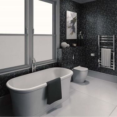 Click Here To Enlarge This Photo Of Midnight Sparkle Bathroom and Shower Panel